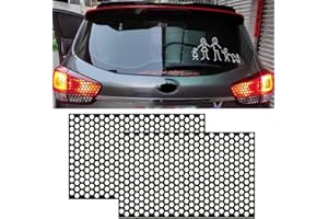 KOBONA Pellicola for fanali posteriori a nido d'ape, decalcomanie for fanali posteriori fai-da-te Accessori Trim Luci posteriori Film Decorazioni for luci posteriori Adesivo a nido d'ape