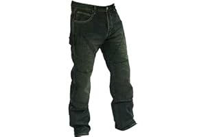 Juicy Trendz Motorcycle Jeans- Men’s Biker Pants with Knees & Hips Safety Pads, Stylish and Protective Motorbike Kevlar Pant for Bike Rider