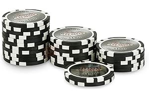 POKEO Rolle 25 Chips Laser Las Vegas $100 schwarz