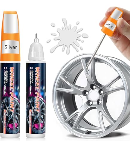 Pennarello Ritocco Vernice Macota Autocolor - Doppia Punta Per Graffi Auto E Moto, Grigio Metallo 87052