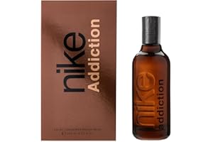 NIKE - Addiction Man 150 ml, Colonia Hombre, Perfume Formato Líquido, Eau de Toilette Natural y Masculina, Aroma Amaderado Balsámico, Fragancia Fresca y de Larga Duración