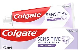 Colgate Sensitive with Sensifoam Multi Protection Toothpaste 75ml - Fluoride Toothpaste - Cavity Protection