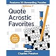 Quote Acrostic Favorites: Features 50 Rewarding Puzzles: 7 (Puzzle Books for Fun)