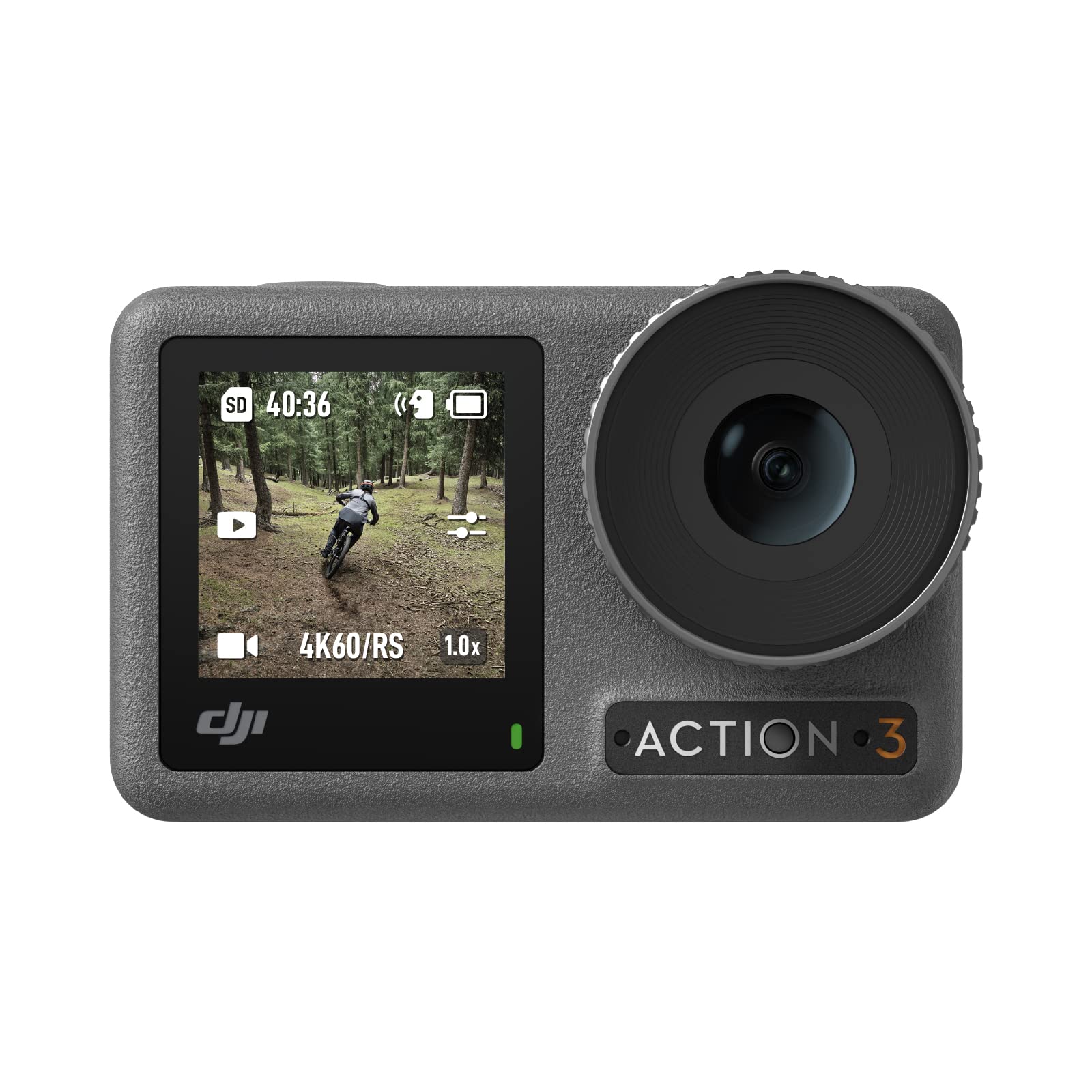 DJI Osmo Action 3 Standard Combo - Outdoor Action Camera with 4K/120fps Optical Zoom 4X & Super-Wide FOV, HorizonSteady, Wate