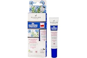 FlosLek Lid and Under Eye Gel Crème contour des yeux aux yeux et bleuet 15 ml