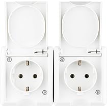 Interrupteur Va-et-Vient REV Ritter AquaForm AP Blanc - IP44, Pour Pièces Humides (Cave, Garage, Atelier)