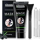Mask Peel Off Mask, Deep Cleansing Mask | Reduce Blackheads, For Face and Nose, Pore Cleansing with Acne Remover and Brush