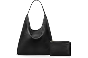 GSenhui Hobo Bag Groß Handtasche Shopper Tasche Damen Weiche Leder Slouchy Tote Bag Vintage Schultertasche Gross Shoulder Bag Handbags für Shopping Arbeit Schule