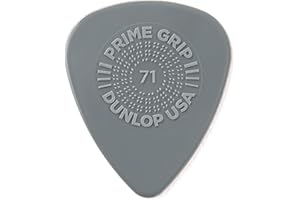 JIM DUNLOP Púas Delrin 500 Prime Grip 0,71mm Saco de 12