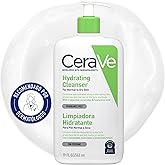 CeraVe, Hydrating Cleanser, Moisturizing Cream Cleansing Gel, 16 fl oz | Cleanses and moisturizes for 24 hours respecting the