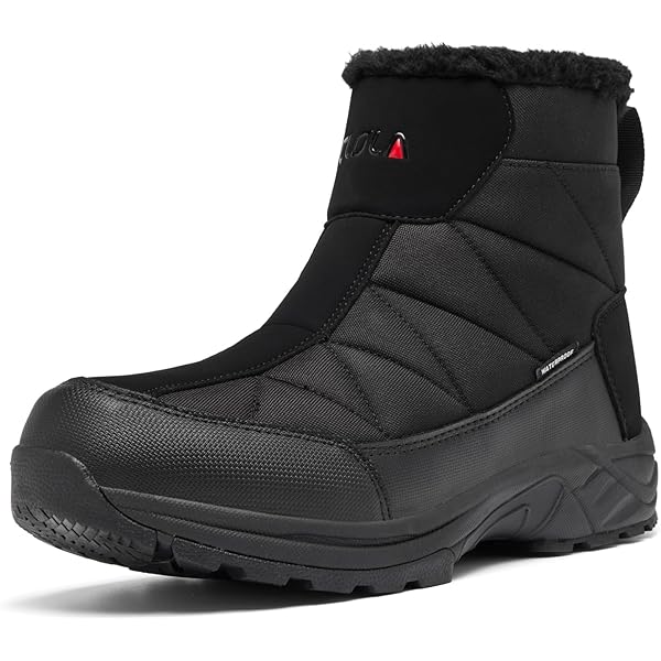 Stivali Caldi Stivali Invernali Uomo Lico Skokie - Antiscivolo E Caldi Nero 306737