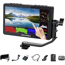 FEELWORLD F5 Pro V4 Pantalla táctil de 6 Pulgadas DSLR Cámara