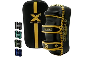 Xn8 Sports Muay Thai Pads Strike Shield Kickboxing Curved For MMA-Boxing-Martial Arts-Taekwondo-Karate Target-Punching (Sold as a single)