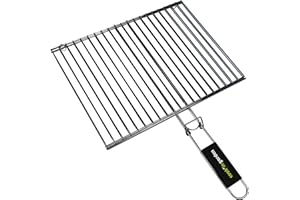 Cook'in Garden Gr025 - Rejilla doble rectangular (40 x 30 cm)