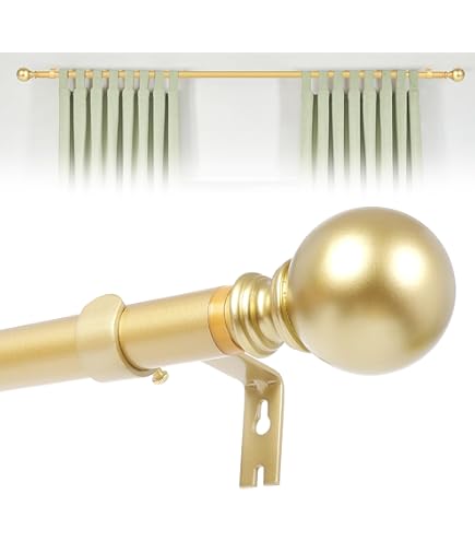Supports de tringle à rideau en métal Durable avec... - Grandado