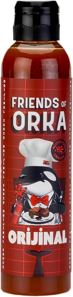 FRIENDS OF ORKA Orijinal Acı Sos – 260g | Fermente Kırmızı Biberli, 9k Scoville