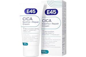 E45 Cica Soothe & Repair Cream - Protects and Restores Dry, Sensitive & Irritated Skin, Reduces Redness - With Natural Ingredients, Fragrance Free, 50ml
