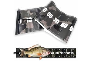 Yilceemy Fiskematta, fiskematta, mätbar fiskmatta, lätt att bära, lämplig för fiske, camping och andra aktiviteter, fisketill