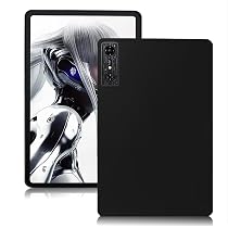 Funda Protectora Para RedMagic Nova Gaming Tablet 10.9" + 2 Protectores De Pantalla - Carcasa De Silicona Anti-Golpes, Negra