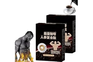PELINUAR Drvorer Coffee-Drvorer Lot de 2 boîtes de café énergétique pour homme