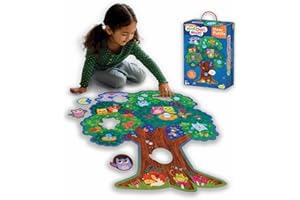 PEACEABLE KINGDOM Eulen - Baum Riesen Bodenpuzzle für Kinder ab 5 Jahren - Ideal für Klassenzimmer