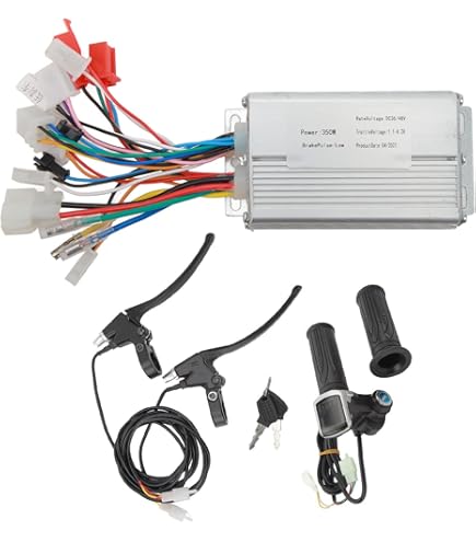 Ombouwset Fietscontroller, 36V 48V 15A Elektrische Fiets Sinuscontroller 250W Borstelloze Motor voor 250W Borstelloze Motor