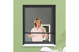 empasa protection contre les insectes moustiquaire volet roulant Store moustiquaire fenêtre enroulable SMART, différentes dimensions, en blanc, marron ou anthracite à monter soi-même