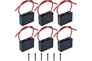 GTIWUNG 6 sztuk CBB61 1,2uF 450 V AC 50/60 Hz wentylator silnikowy kondensator biegowy 1,2uf kondensator wentylator sufitowy kondensator rozruchowy kondensator wentylatorów