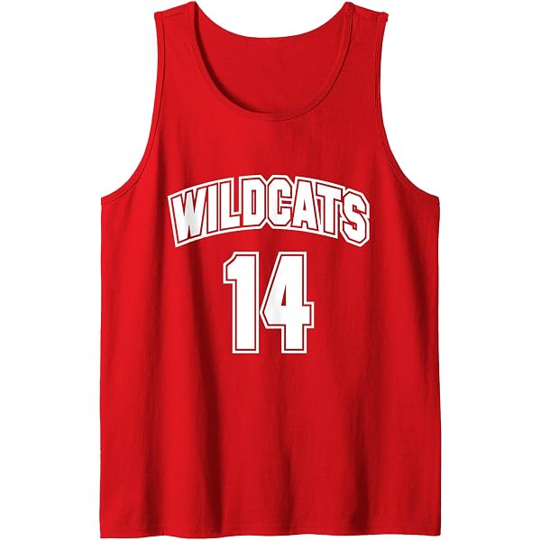 Maglietta Donna High School Musical Wildcats 14 - Ufficiale Fruit Of The Loom/Gildan, 165g, Taglie S-XXL