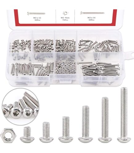 Hilitchi 460-Piece Stainless Steel Socket Head Bolt & Nut Kit