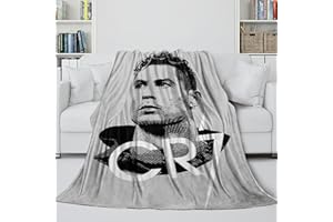 ZIMONJO Ronaldo Weiche Decke - Portugal Fußball Decke Geburtstag Geschenk Für Ehemann Freund Freundin 50x60inch(127x152cm)