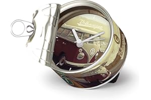 BRISA VW Collection Volkswagen Table Clock, Magnet Clock, MyClock also customizable, Photo Gift in T1 Bus, Beetle, GTI Design (Highway 1/Multicolor)