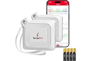 TempPro TP351 80m Bluetooth hygrometer termometer rumstermometer, 2 stycken