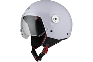 NZI Casco de Moto Minijet Vintage 3, Hombre