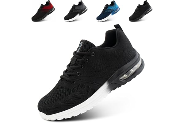 Hitmars Chaussures de Running Unisexe avec Coussin d'air GR.36-48