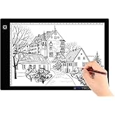 tiktecklab A4 Ultra-thin Portable LED Light Box Tracer USB Power Cable Dimmable Brightness LED Artcraft Tracing