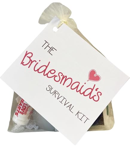 Novelty Bridesmaid Survival Kit In A Can – Wedding Thank You Favour Keepsake Gift