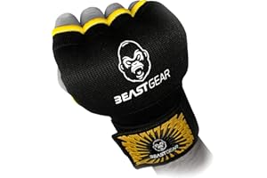 ‎BEAST GEAR Beast Gear - Pro Boxen Innenhandschuhe - Hochwertige Gel Box-Handschuhe für Kampfsport, MMA und Martial Arts