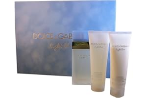 Dolce & Gabbana Light Blue femme/woman Geschenkset (Eau de Toilette,50 ml,Körpercreme,50 ml+Duschgel,50 ml)