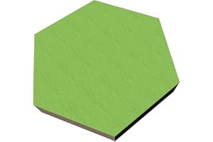 PolySound Schallschutzwand & Breitbandabsorber ECO Hexagon Ø200mm - Farbe: maigrün Stärke: 3cm