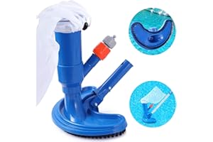 LANFLY Pool Vacuum Cleaner Brushes Head Pool Cleaning Kit Vacuum for Swimming Pool Bathing Pool Garden Pool and Spa Jet Vacuum Brush Pool Cleaning Tool Underwater Cleaner