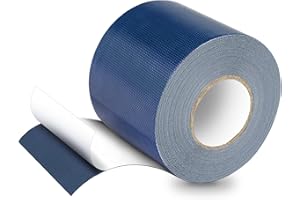 HONGTAISHENG PVC Planenband, Reparaturklebeband für Gewebeplanen, Planenflicken, 10M*8CM, für lkw abdeckplane, Markise, Zelt, Blau