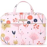 Trousse Toilette Voyage Tuscall - Pliable, Étanche, Grande Capacité - Avec Crochet - Flamingo
