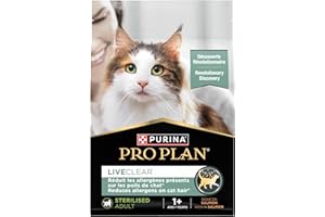 PRO PLAN Proplan - Croquettes Proplan Liveclear Sterilised Saumon pour Chat Stérilisé - Sac De 2,8 Kg