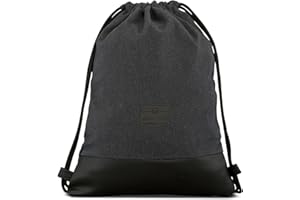 Johnny Urban Torba ze sznurkiem dla mężczyzn i kobiet - Luke - plecak na siłownię z kieszenią do uprawiania sportu, pływania, podróży i wypoczynku - bawełniane torby sportowe