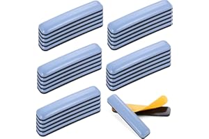 PIANKEKE 25 Pcs Heavy Furniture Sliders for Carpet, Rectangular Self-Adhesive Furniture Glides for Hard Floor Wood FloorsFurniture Gliders Moving Pads Appliance Slider Strips for Chair Sofa Sliders(16x75mm)