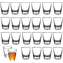 Set De 24 Verres à Shot 3cl FWEEK - Verres Shooter Pour Fêtes Et Bars - Lavables Au Lave-vaisselle