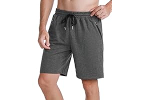Wayleb Pantaloncini Uomo Sportivi Pantaloni Corti Cotone Shorts Uomo Estivi Bermuda con Tasche per Palestra Basket Running