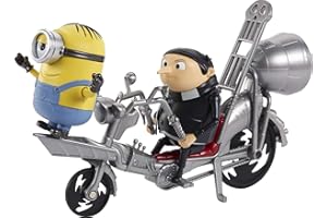 Mattel Minions-La Super Bici di Gru Despicable Me/Minions Interattivo con Accessori, Giocattolo per Bambini 4 + Anni, GMF15, Esclusivo Amazon