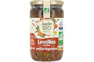 Jardin BiO étic - Lentilles Cuisinées aux Petits Légumes 660 g
